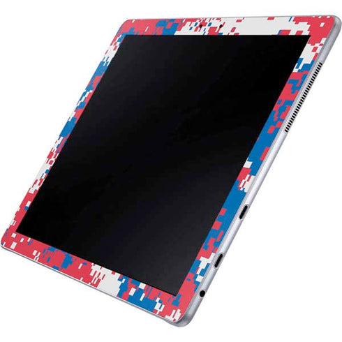 NBA Philadelphia 76ers Red Digi Camo Galaxy Book 12in Skin